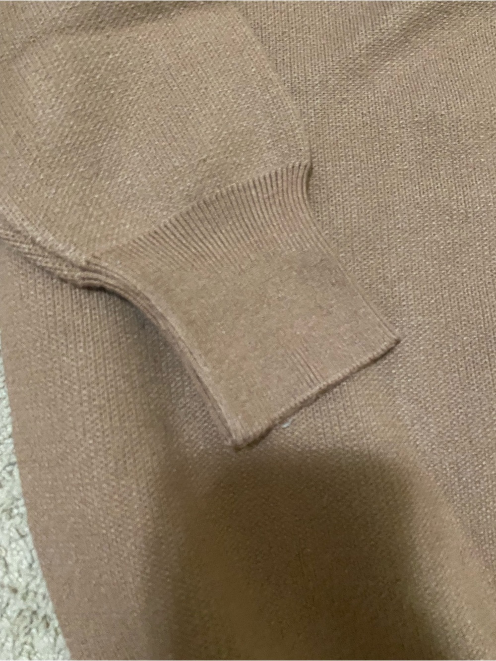 Fear of God Essentials Brown Crewneck Sweater with Black Logo - Picture 4 of 5